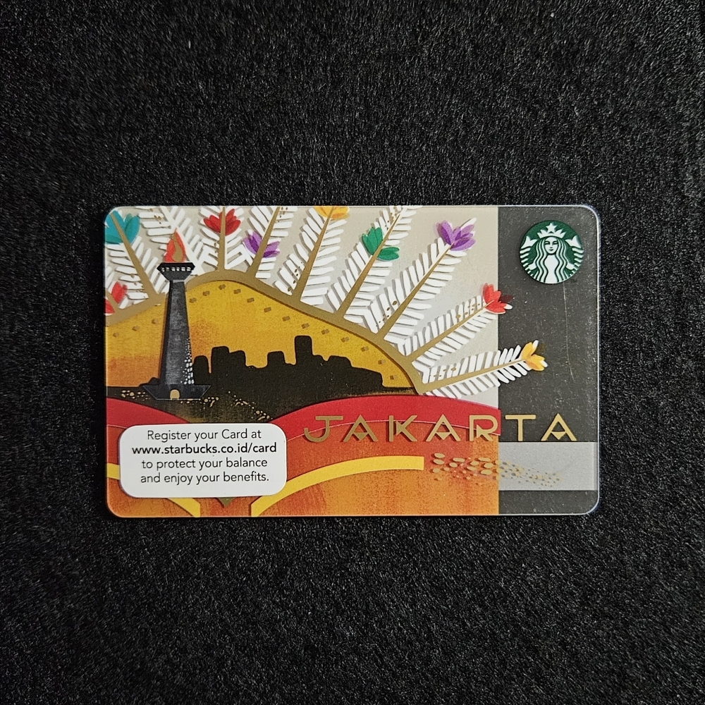 Starbucks Card - Jakarta 2015 Indonesia Traditional Plastic